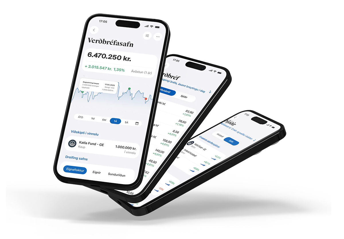 App - Verðbréfasafn - light