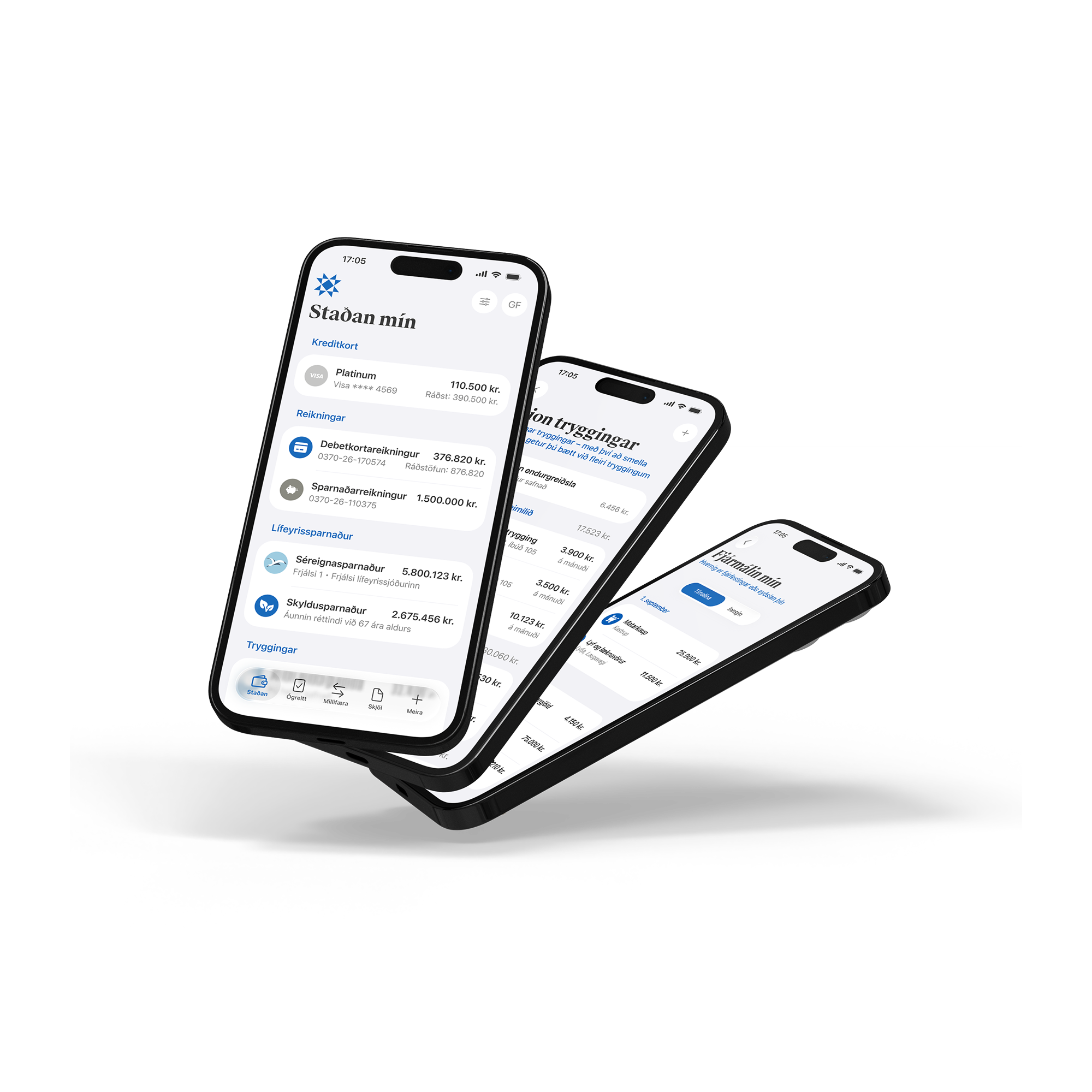 App - stöðuskjár - light