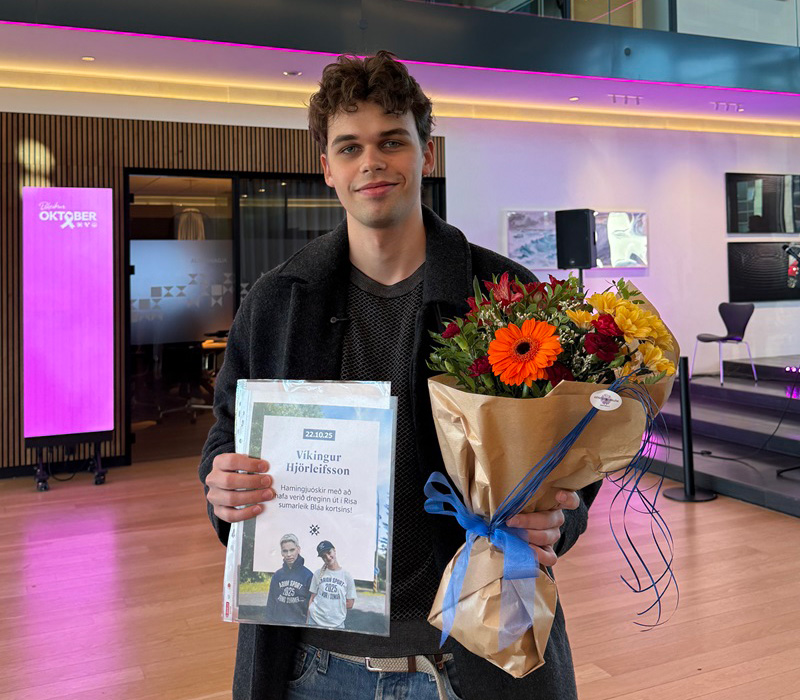 Vinningshafi í sumarleik Bláa kortsins