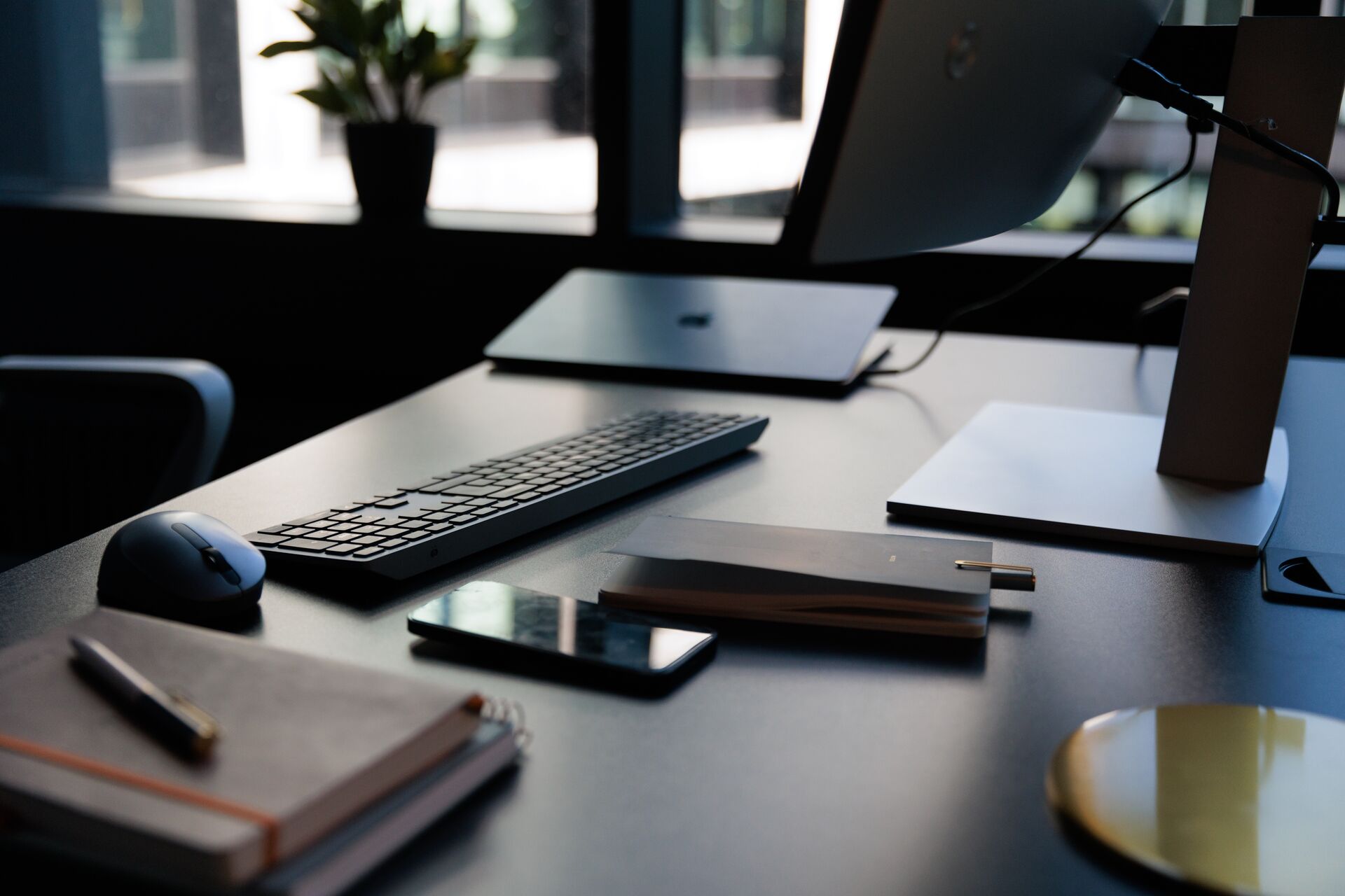 Hlutamynd skrifborð