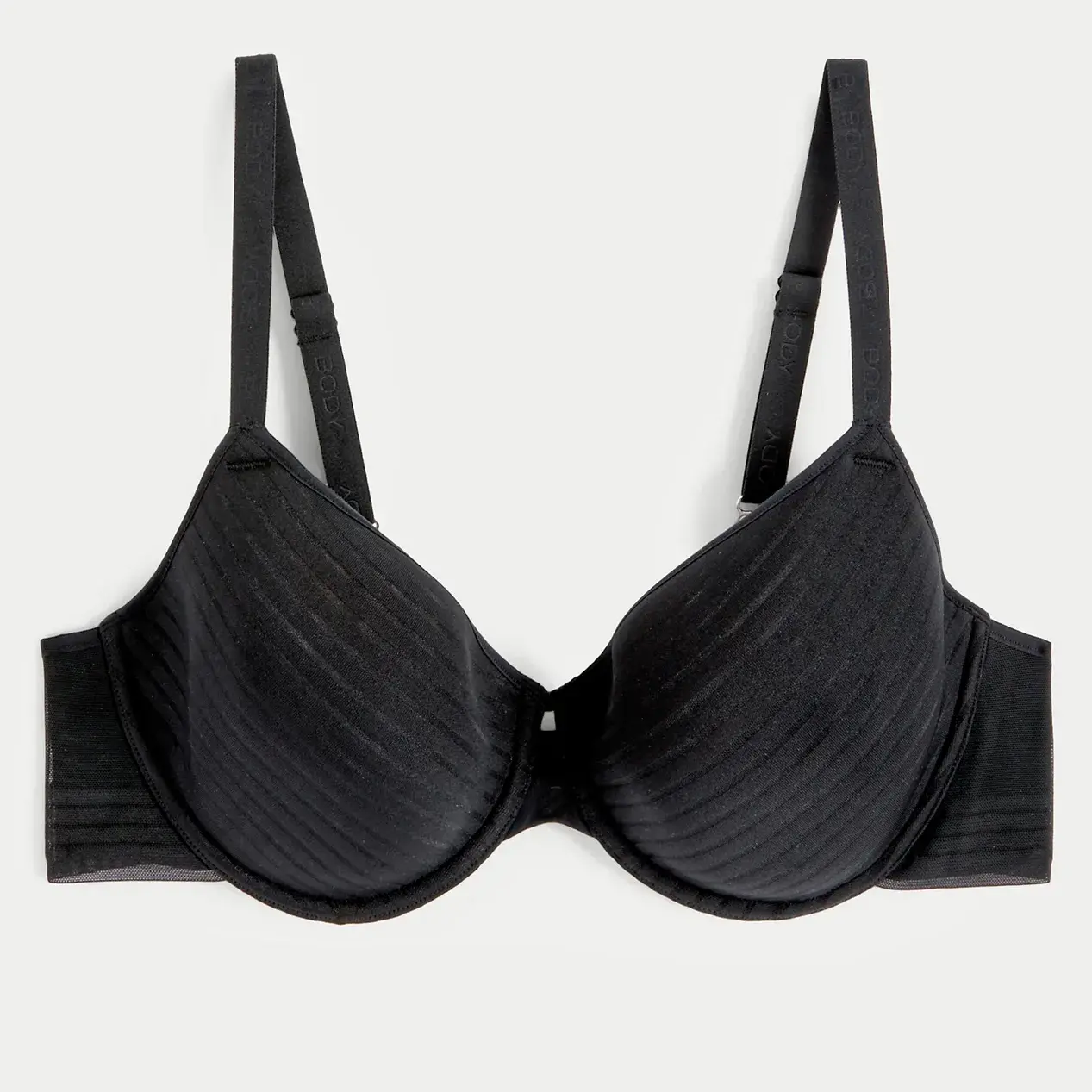 Black plunge bra. Shop now