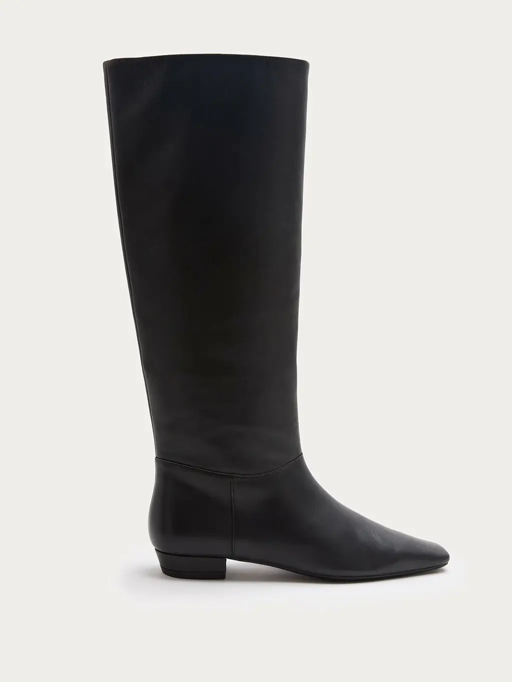Black knee-high boots