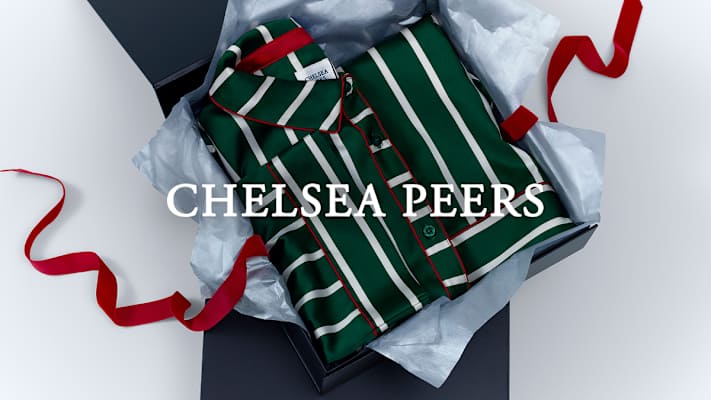 Green striped pyjamas by Chelsea Peers