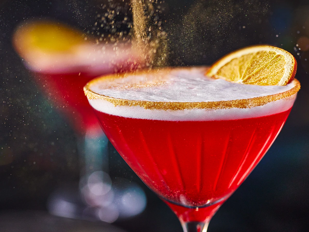 cocktail with magic dust