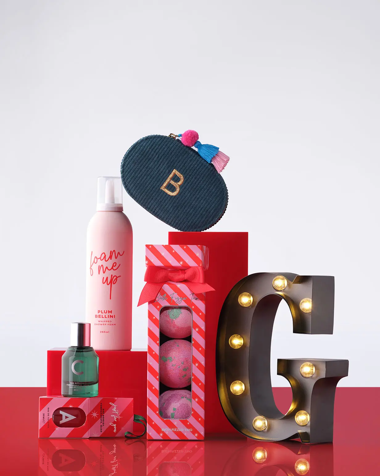 Selection of personalised gifts