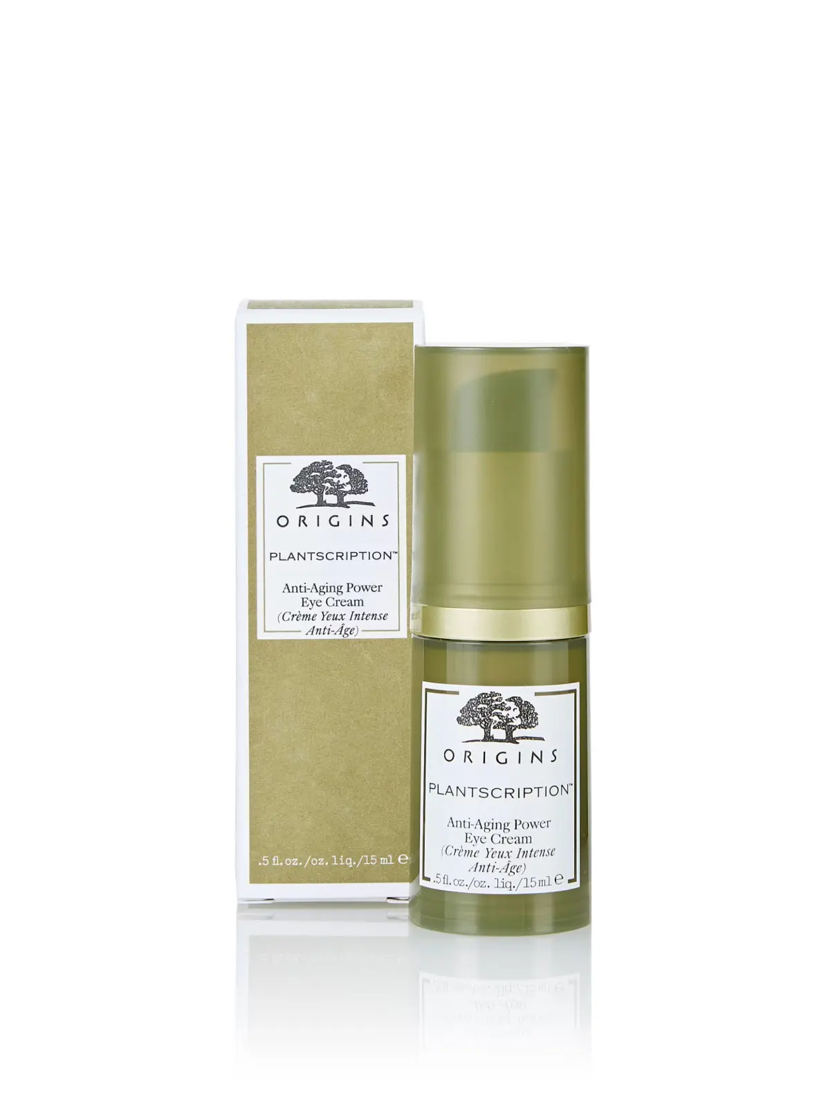 Image of eye cream in green packaging 