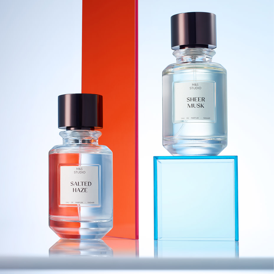 Two bottles of perfume