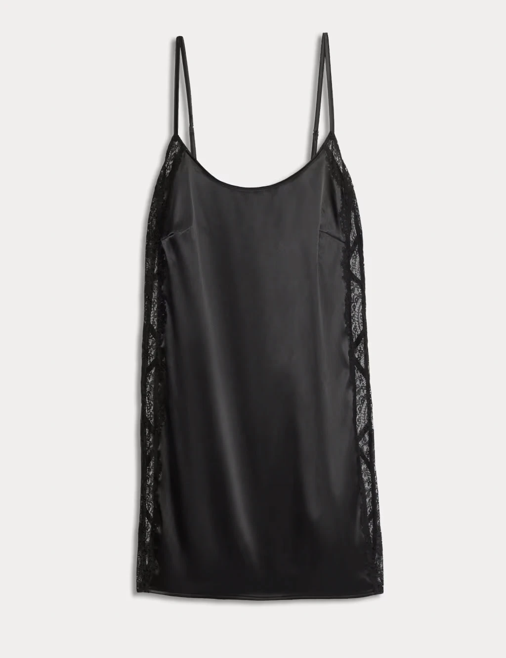 Black satin nightie by Boutique