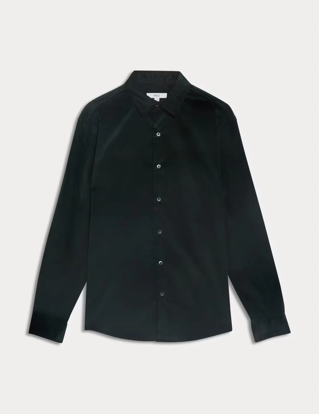 Green velour shirt