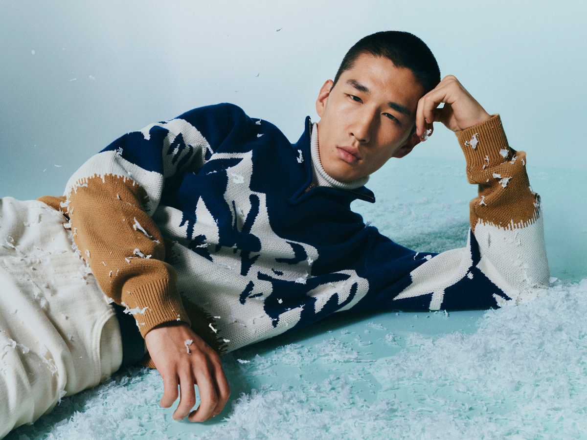 Man in Christmas jumper