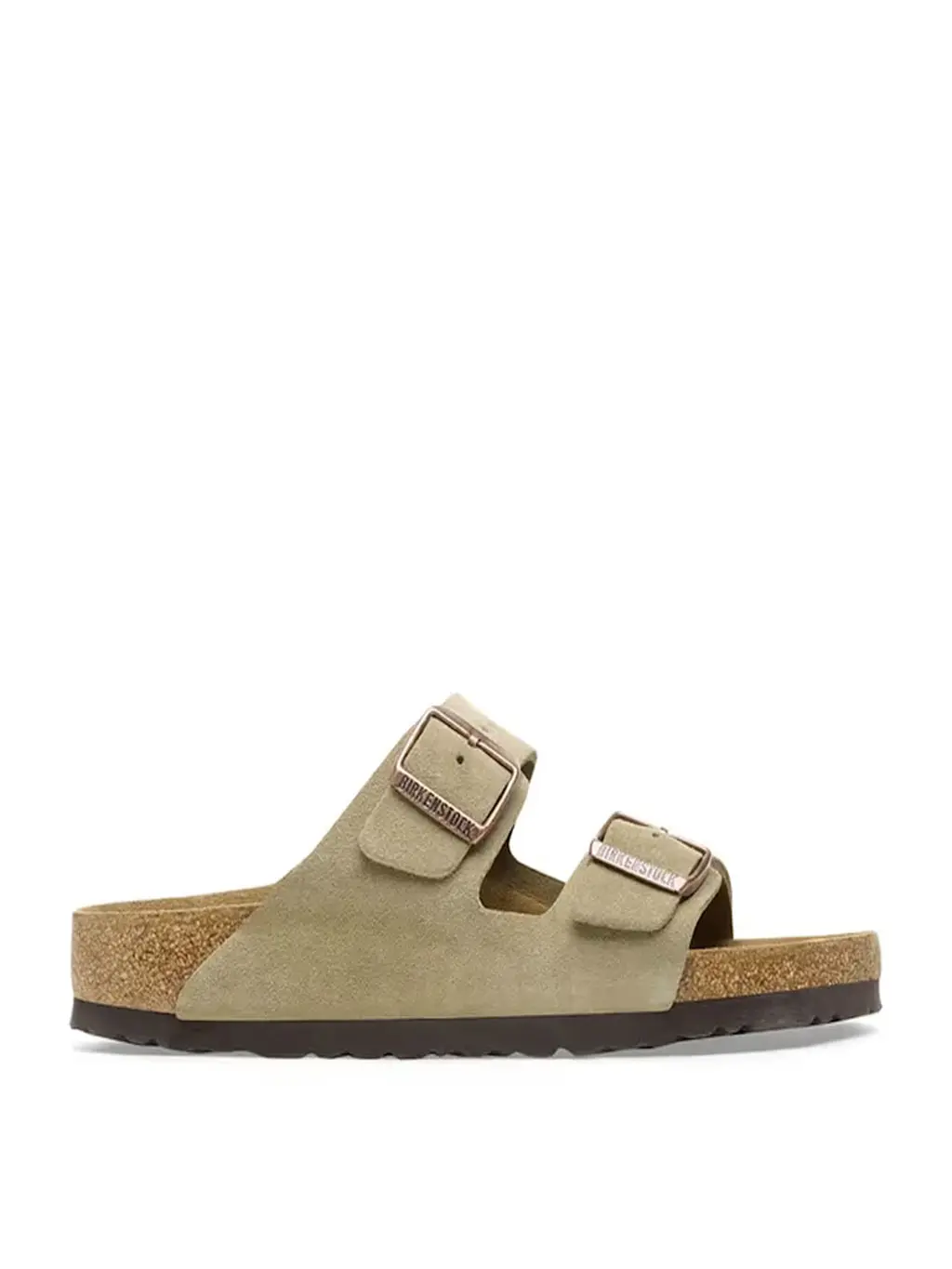Brown suede Arizona sandals