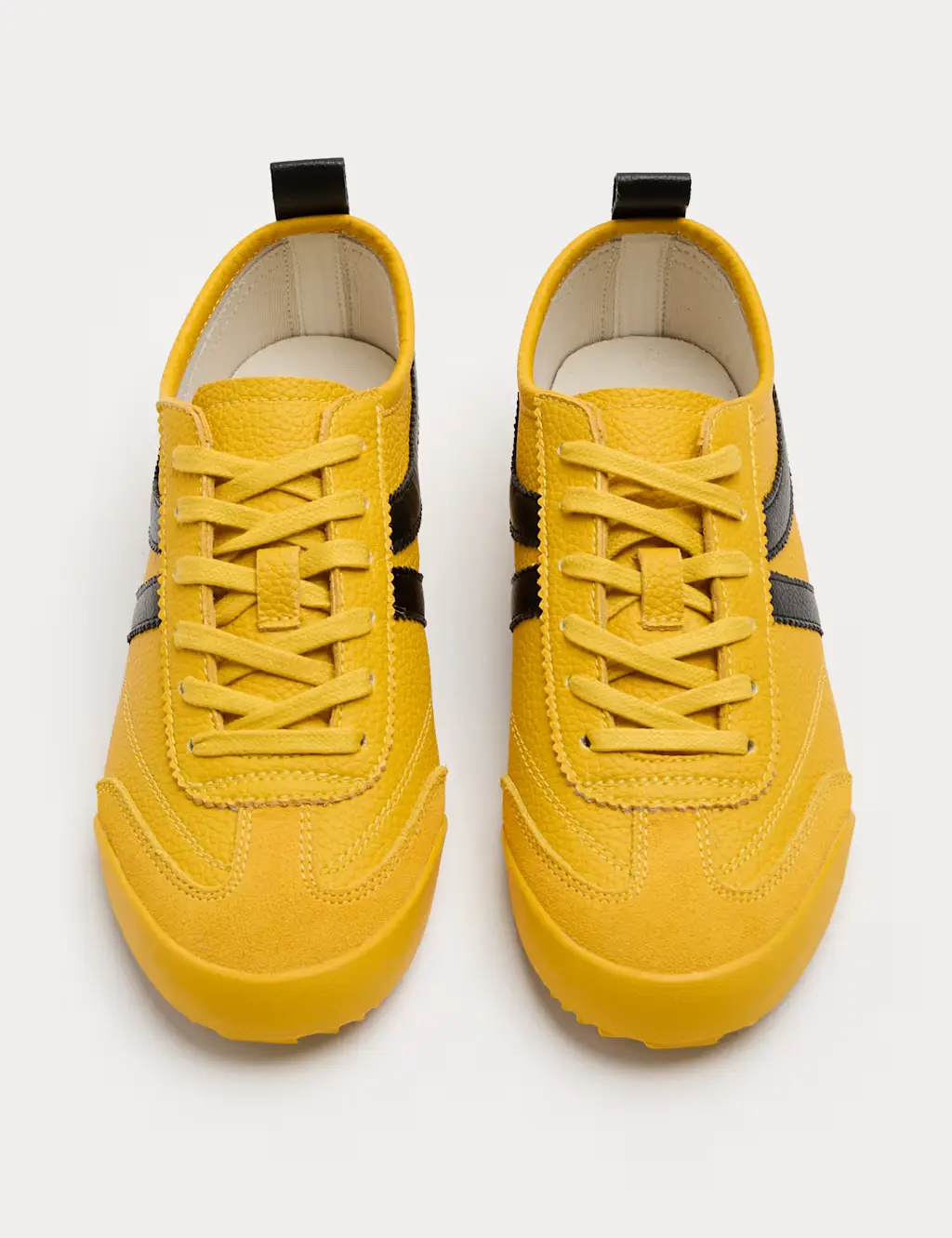 Yellow sneakers
