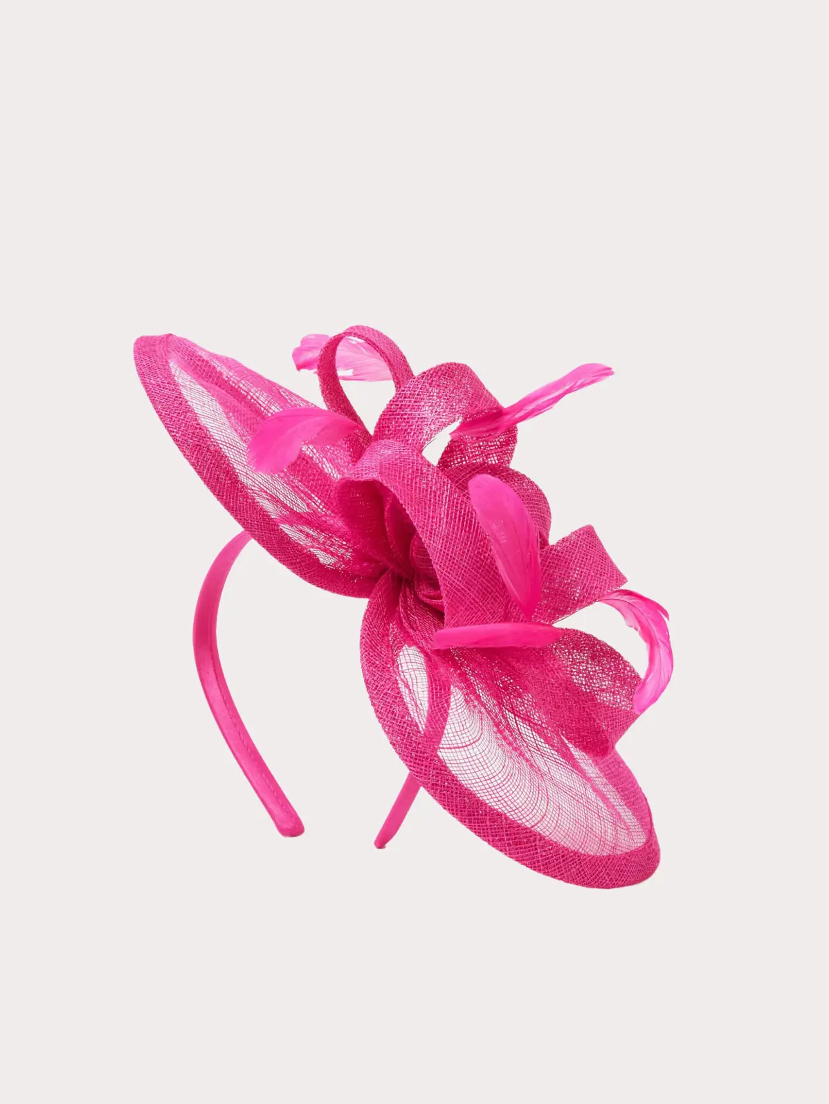 Pink fascinator 