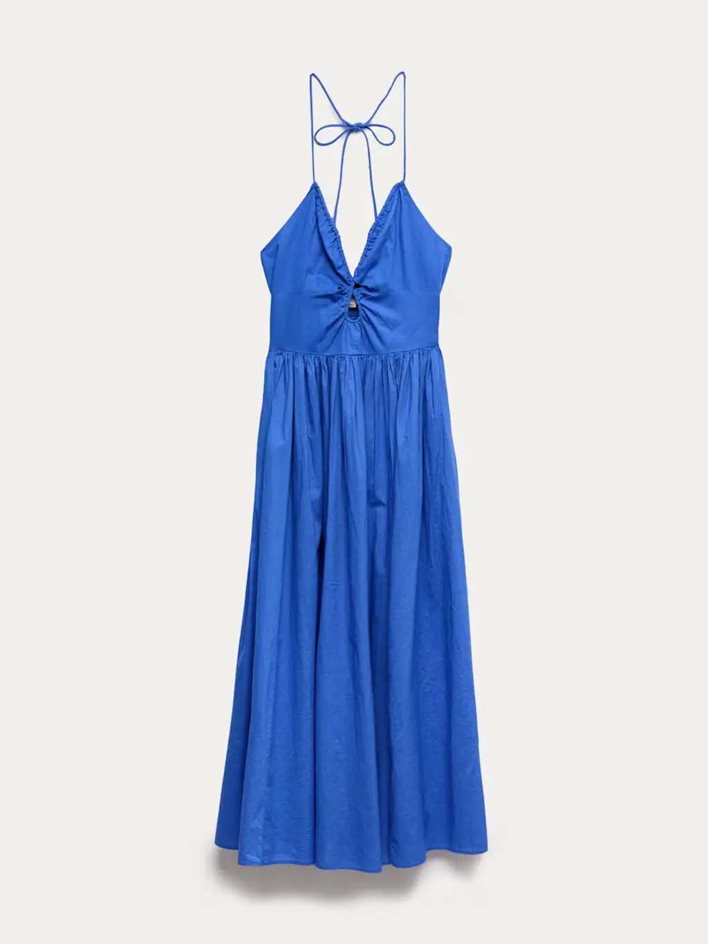 Blue midaxi beach dress