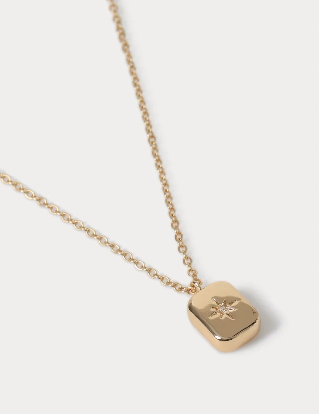 14ct gold-plated birthstone necklace