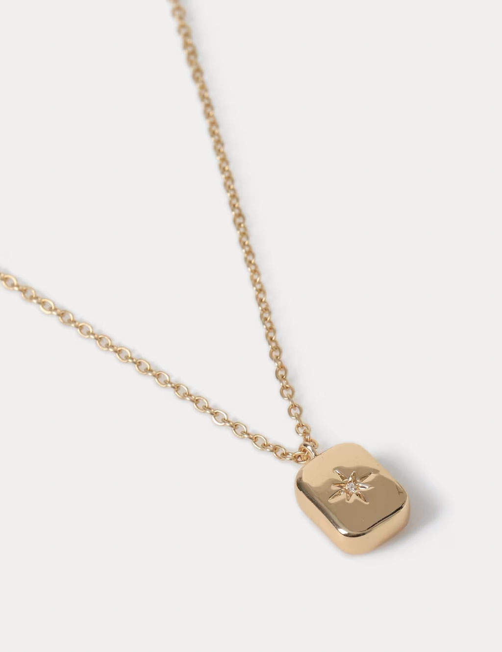 14ct gold-plated birthstone necklace