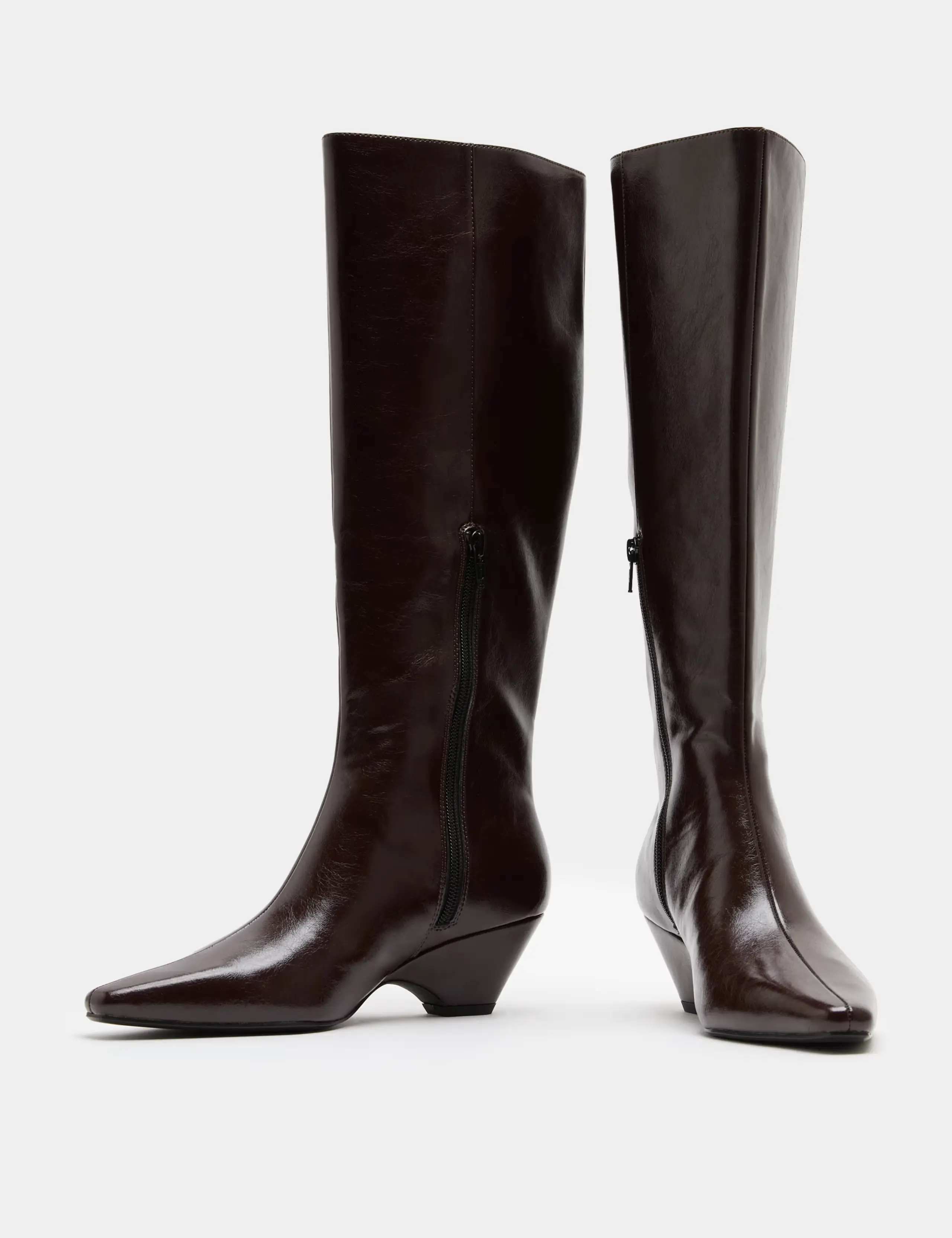 Wedge Knee High Boots