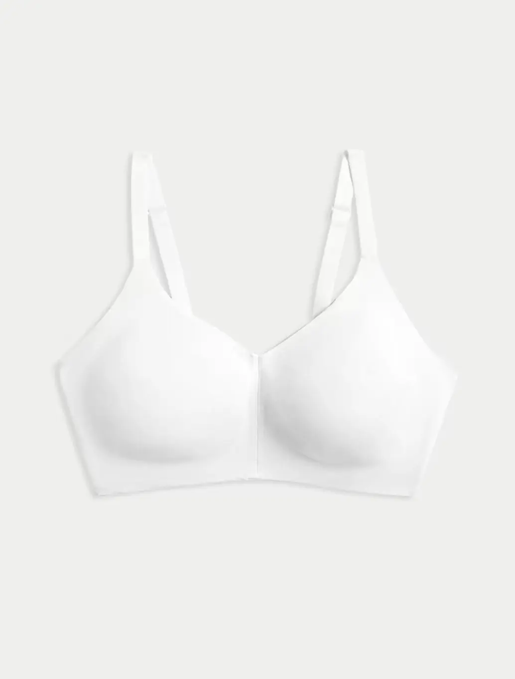 White non-wired T-shirt bra