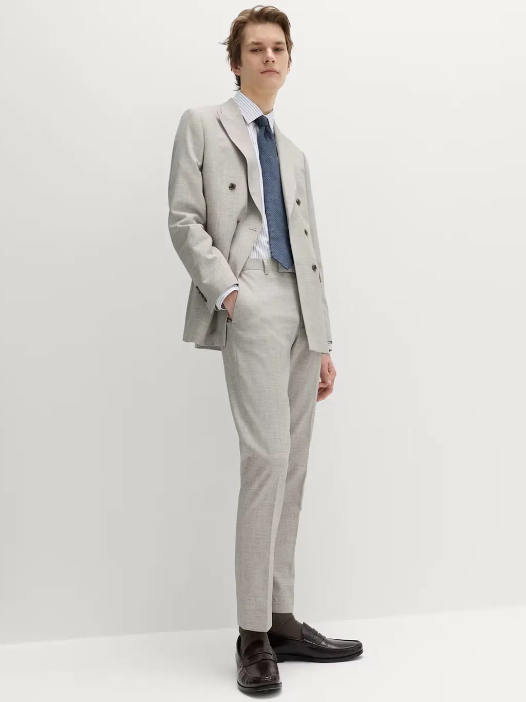 Man in grey suit