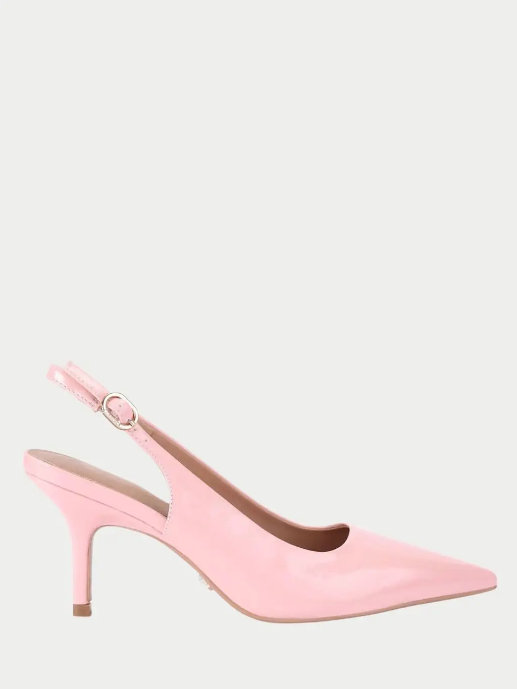 A pair of pink slingback heels by Carvela