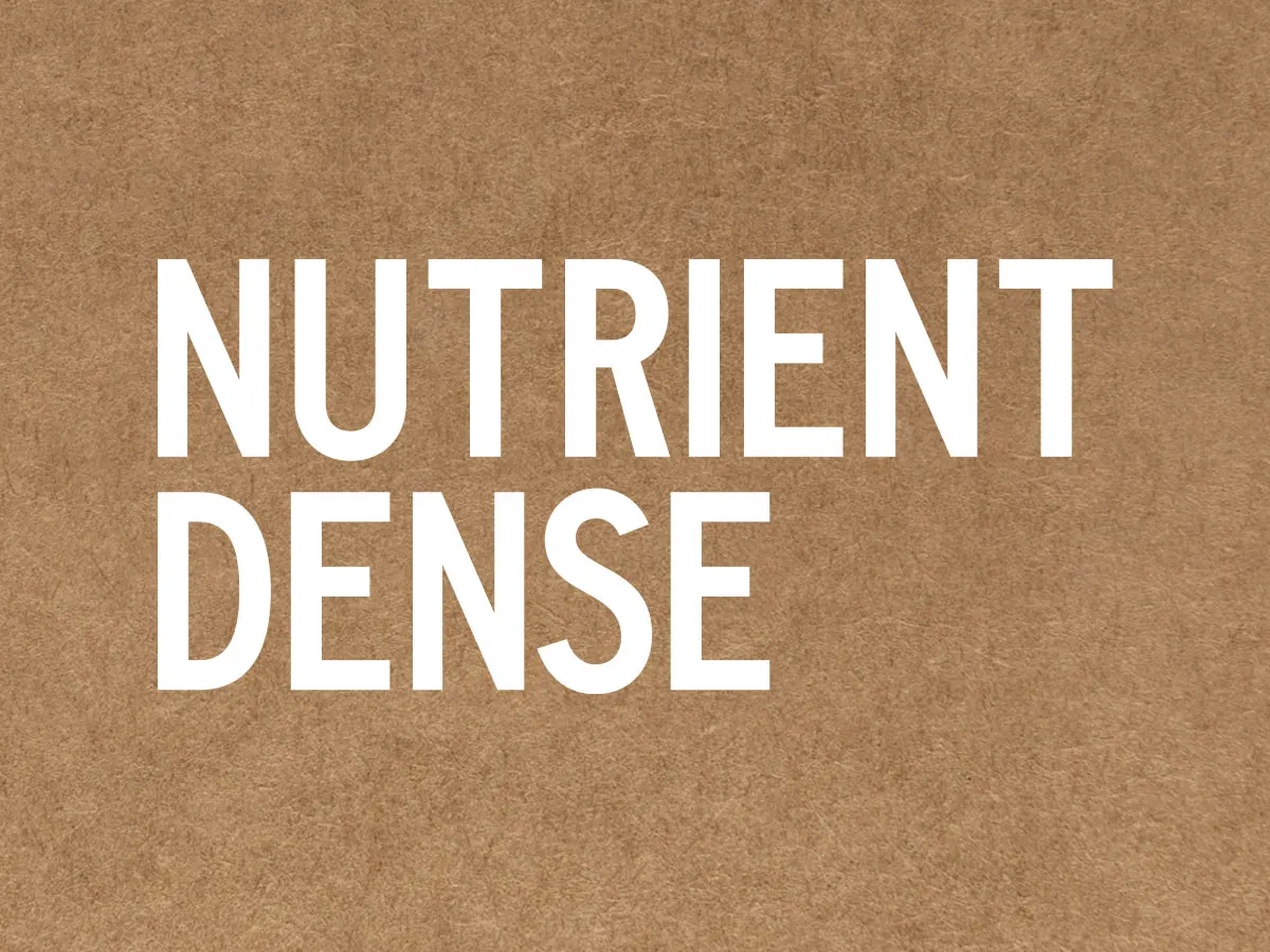 Nutrient Dense