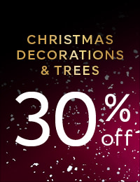 30% off Christmas Decorations & Trees. Shop now