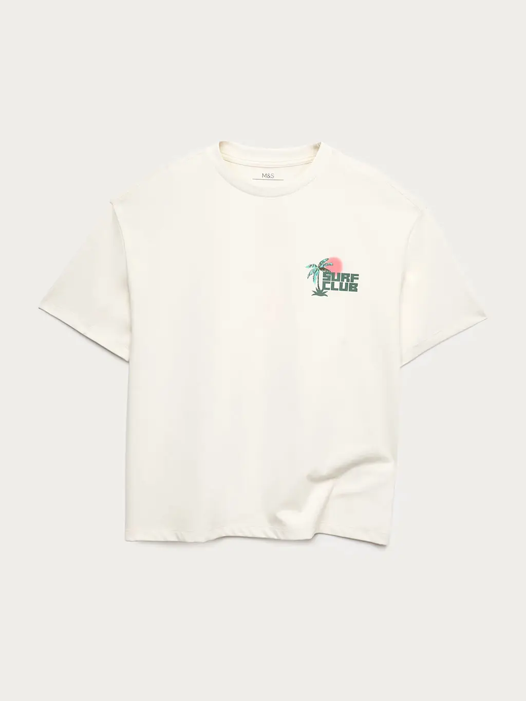 Surf club-print T-shirt