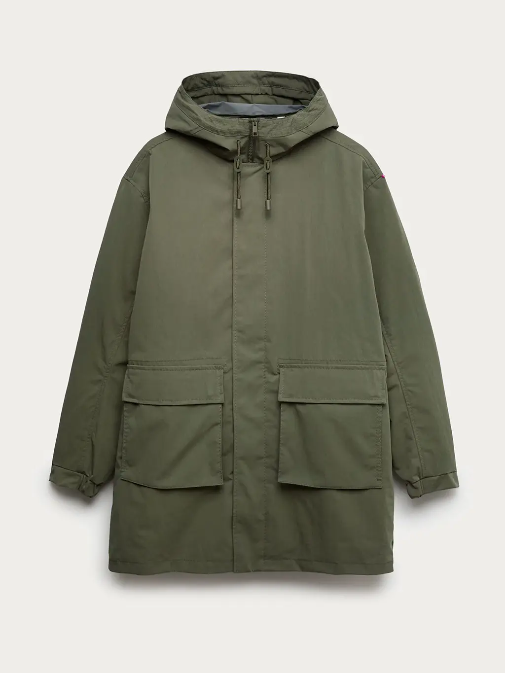 Green 2-in-1 parka