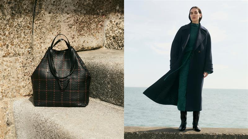 Woman wearing Jaeger Coat