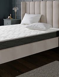 Unmade bed. Shop 10% off when you buy a bed and mattress together