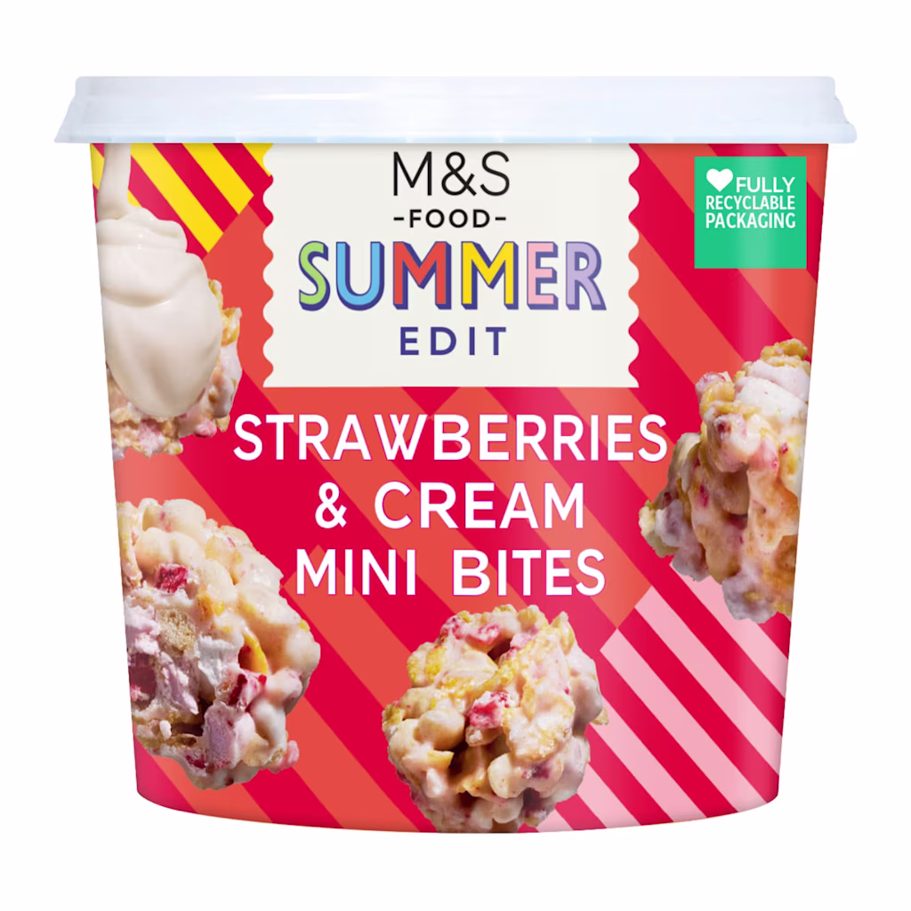 Strawberries and Cream Mini Bites
