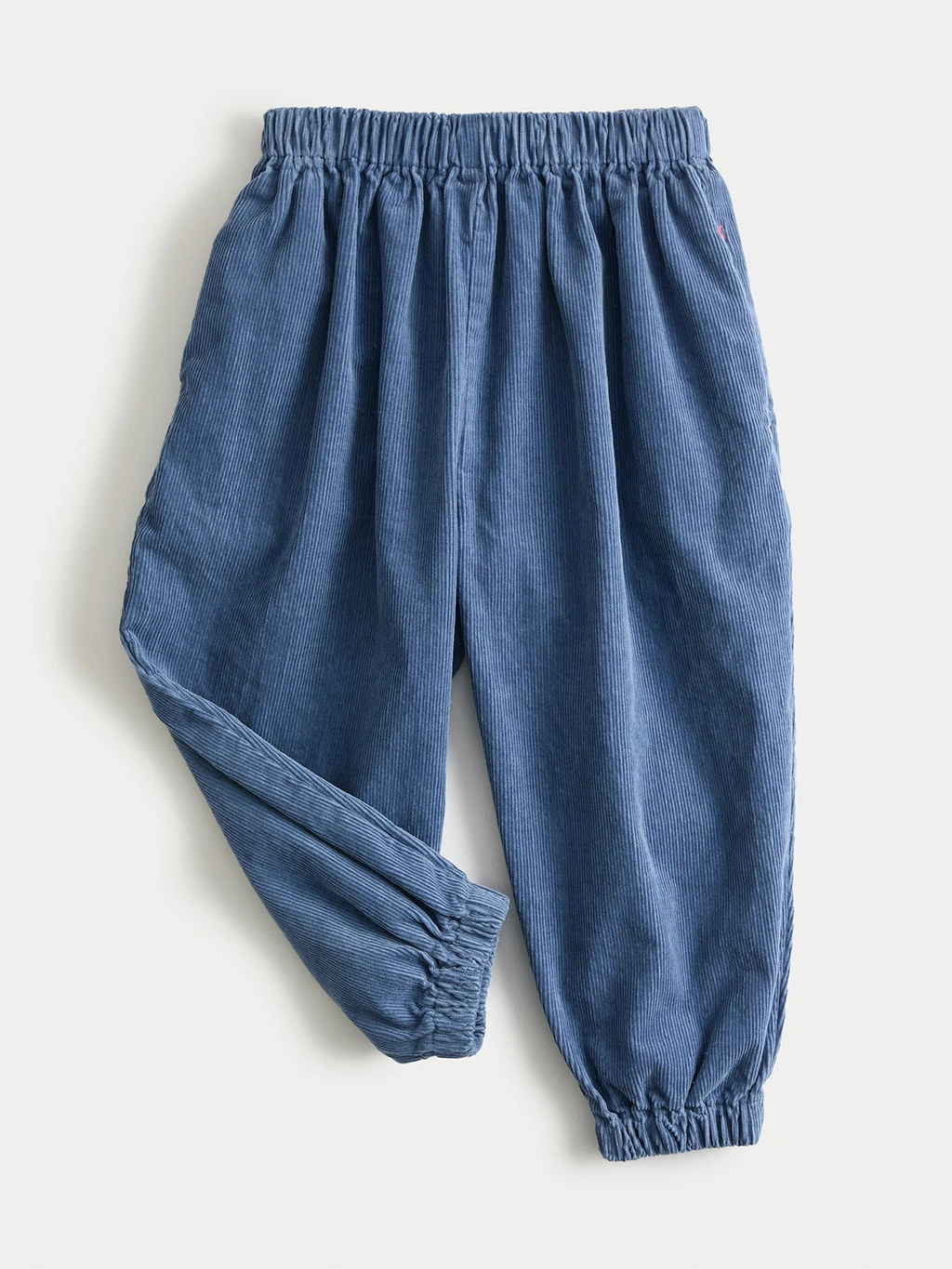 M&S X Binky blue corduroy baggy trousers