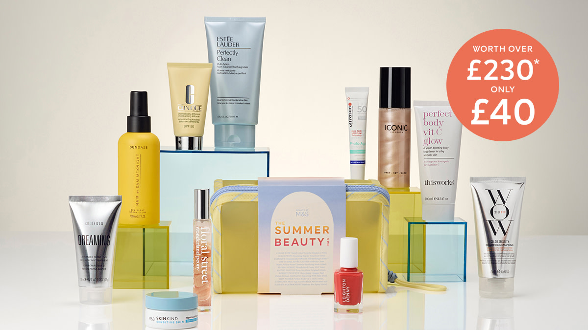 Summer beauty bag
