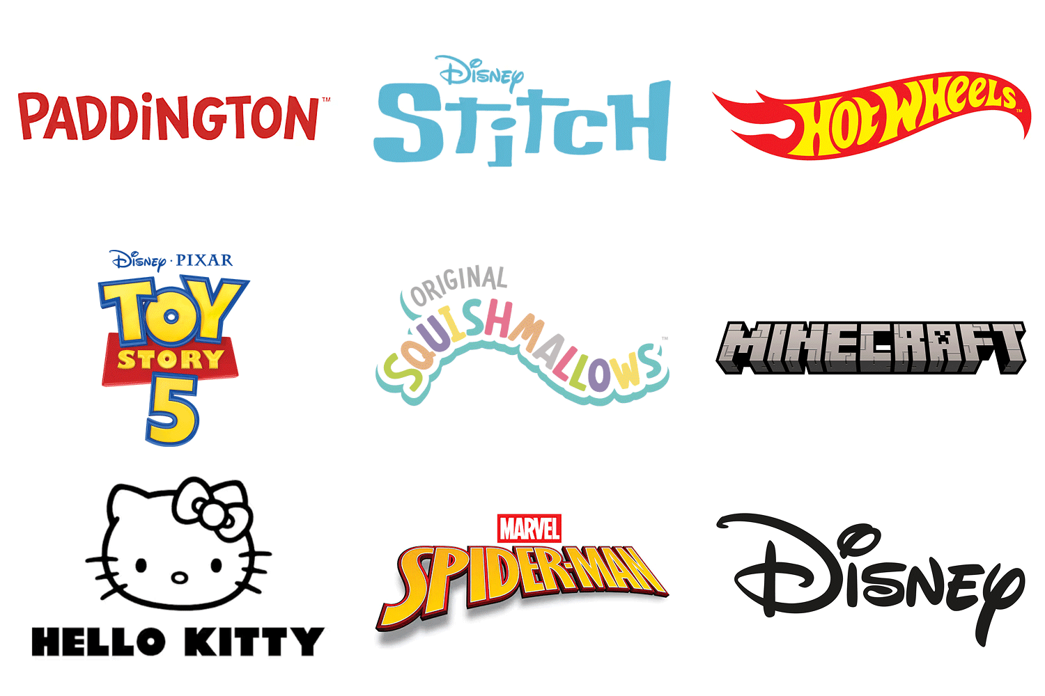 Toy story character shop