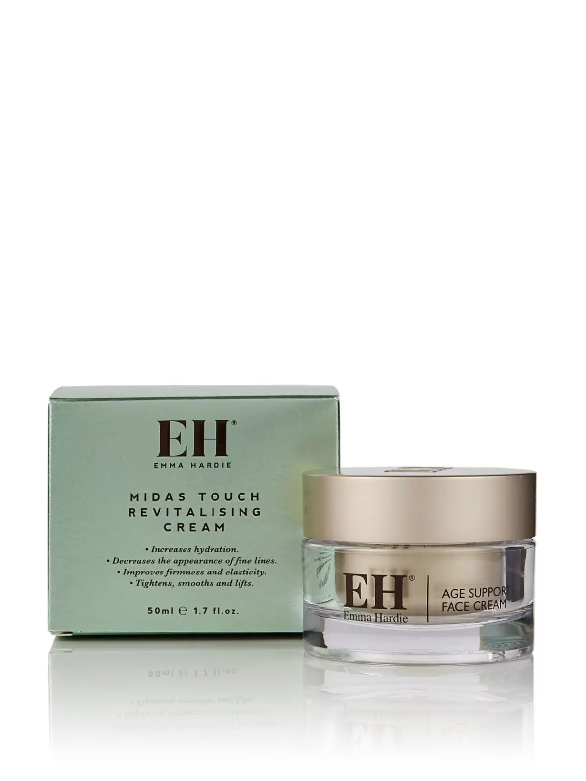 Image of revitalising moisturiser in green packaging