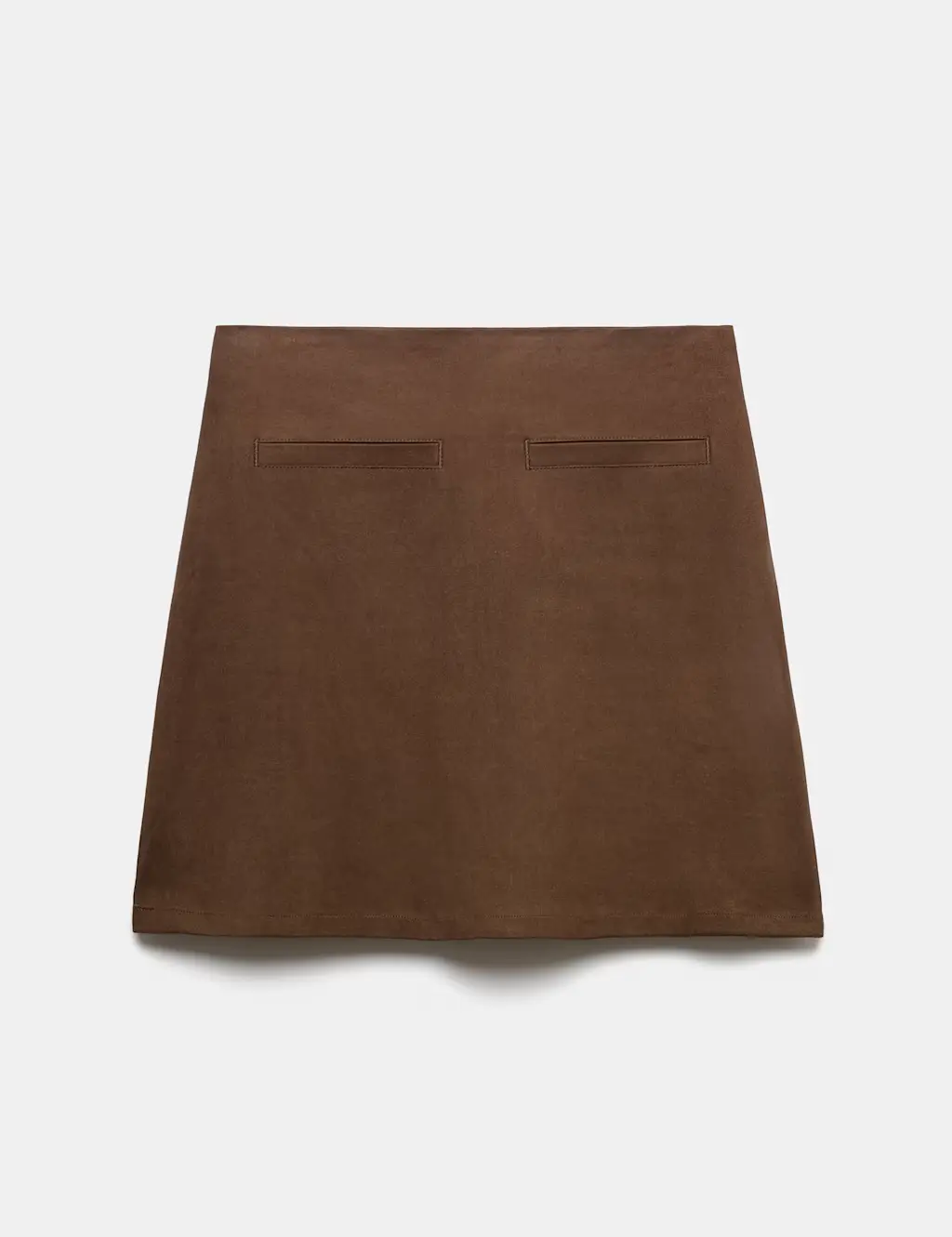 Faux Suede Mini Skirt