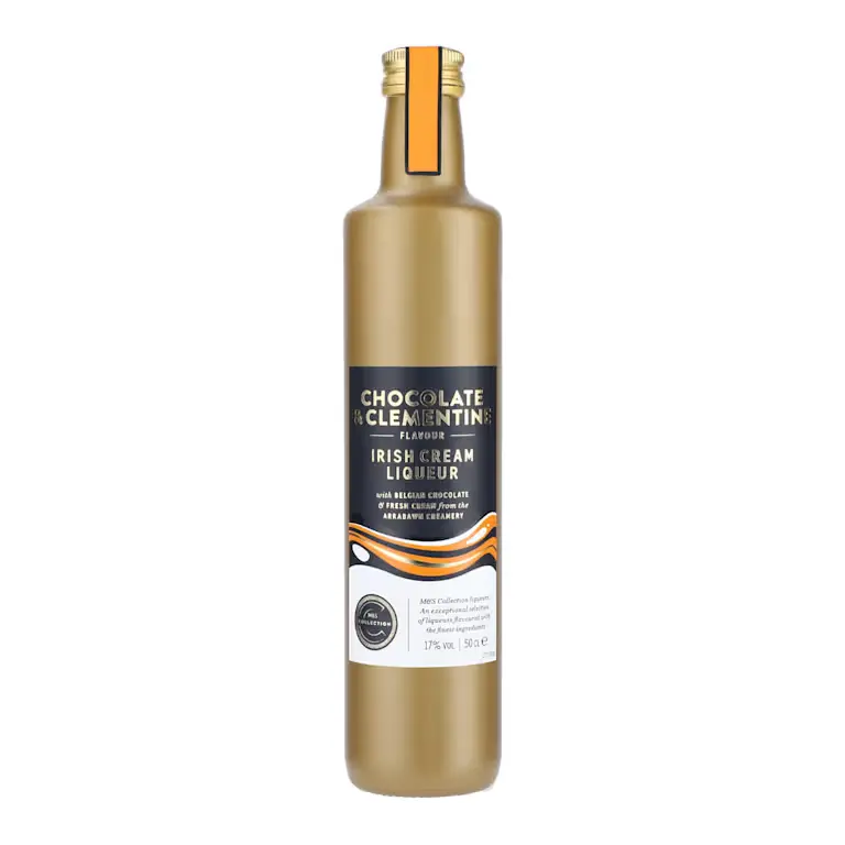 Collection Chocolate and Clementine Flavour Irish Cream Liqueur