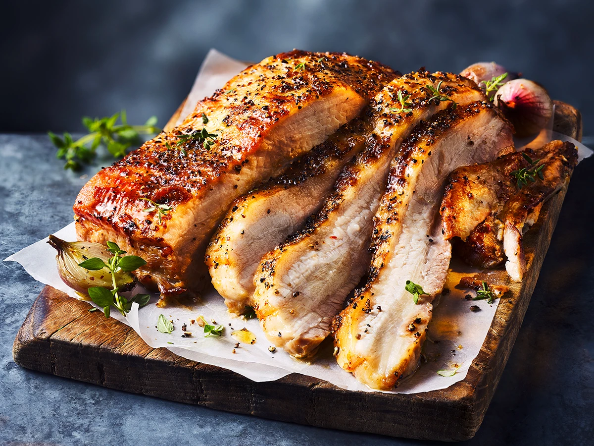 Heritage gold pork