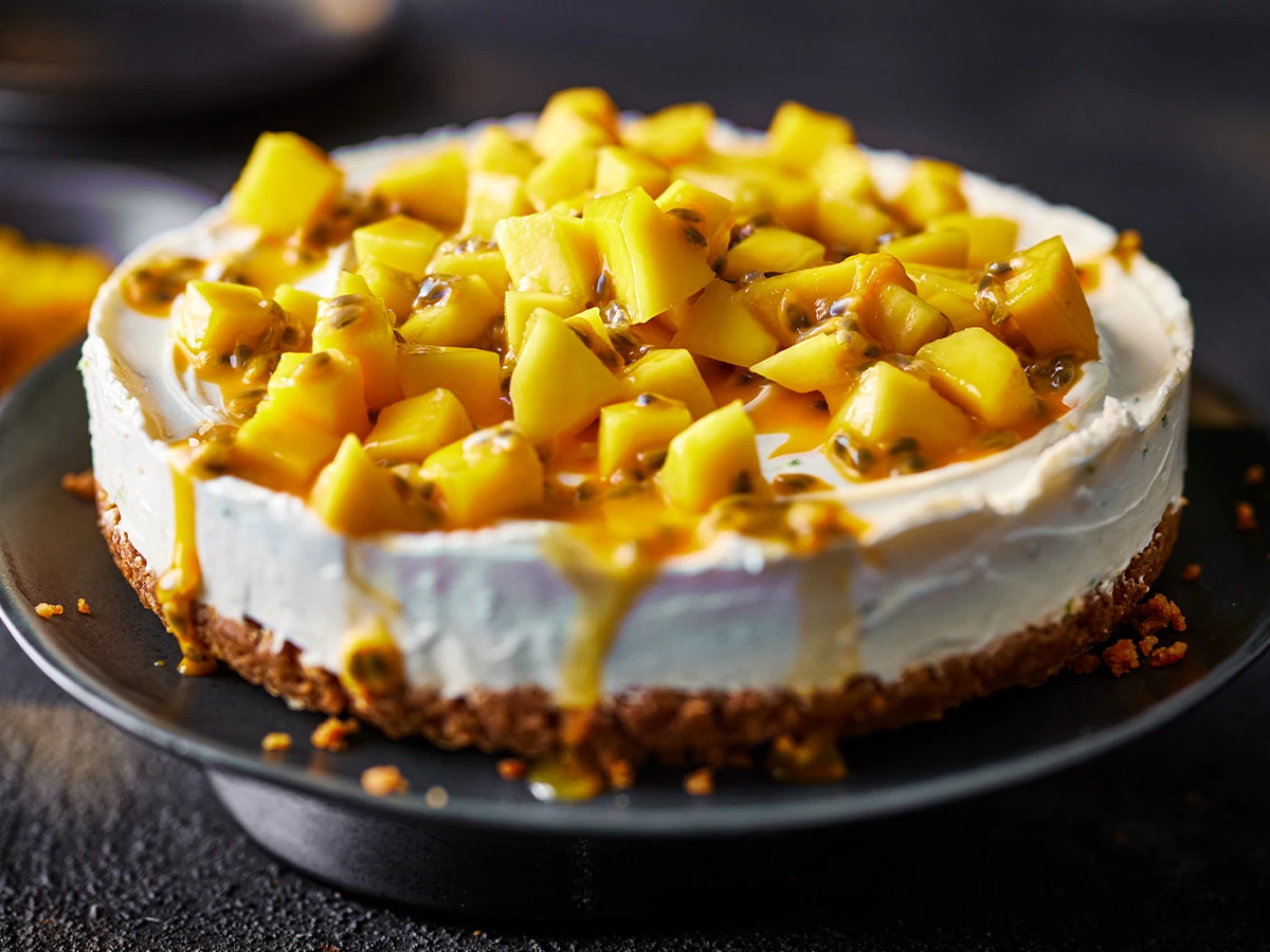 Mango cheesecake
