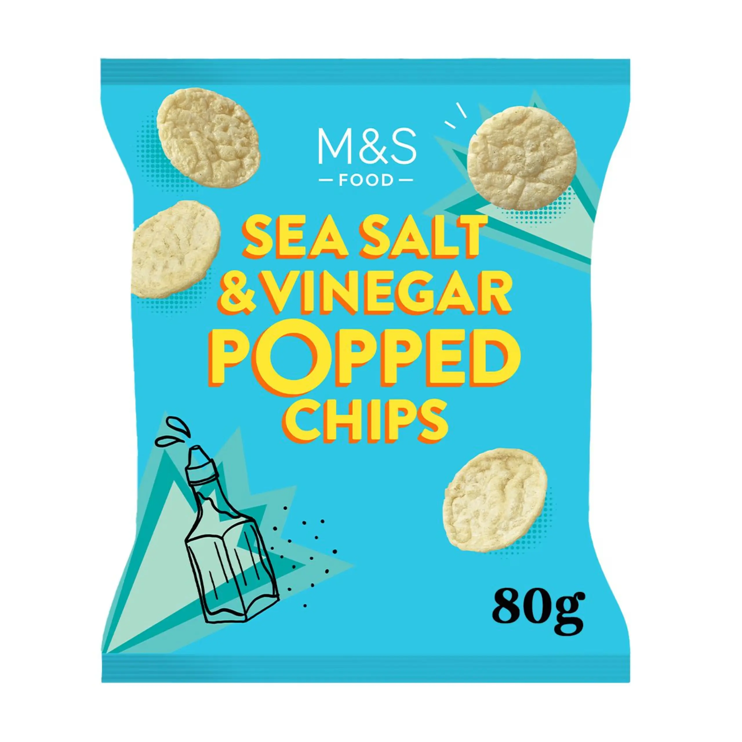 Sea Salt and Vinegar Popped Chips

