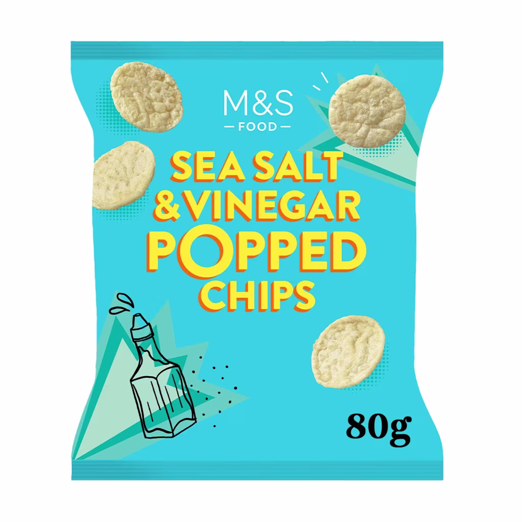 Sea Salt and Vinegar Popped Chips
