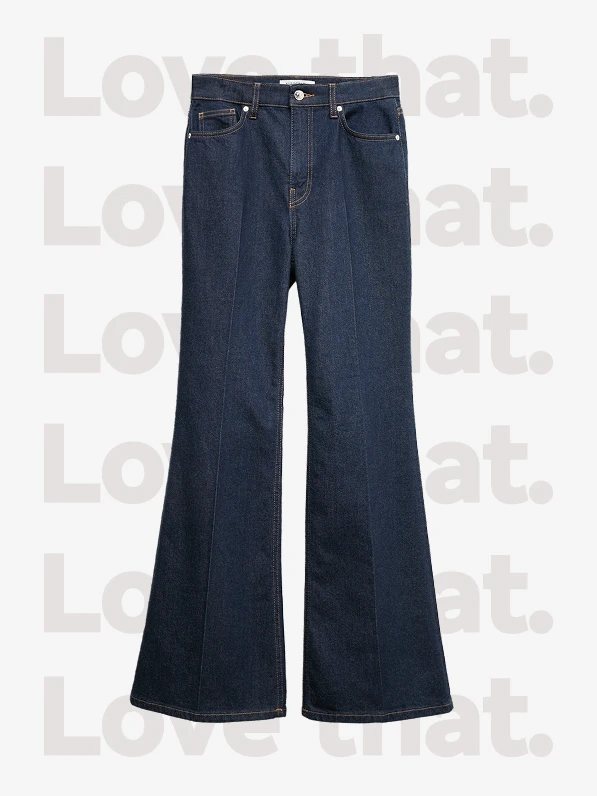 Indigo flared jeans by Autograph