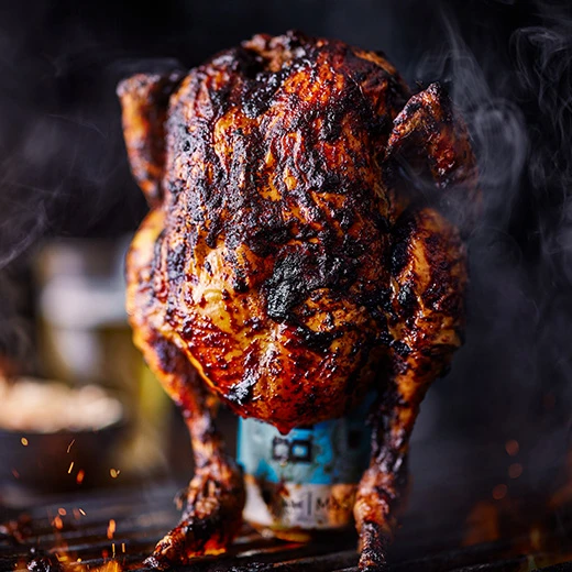Beer can chicken
