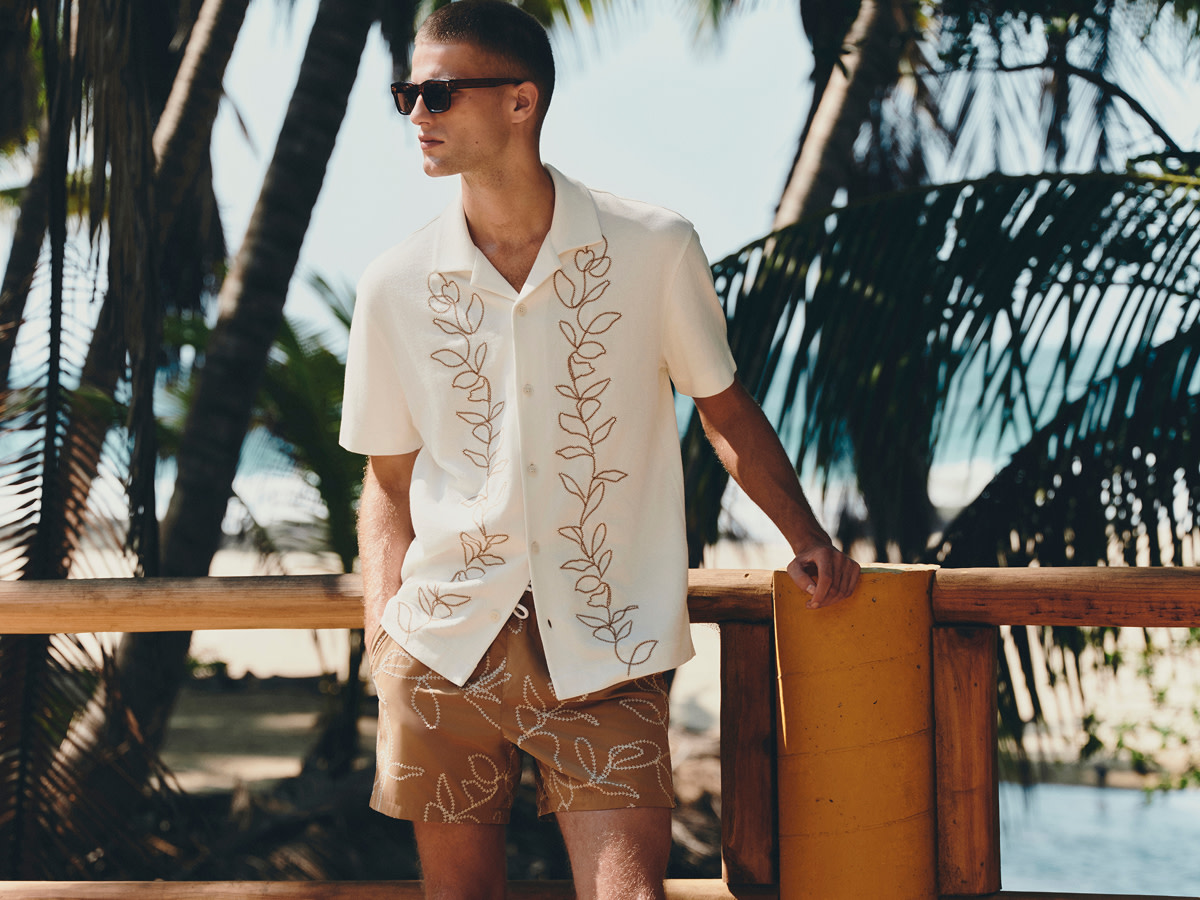Man wearing shorts