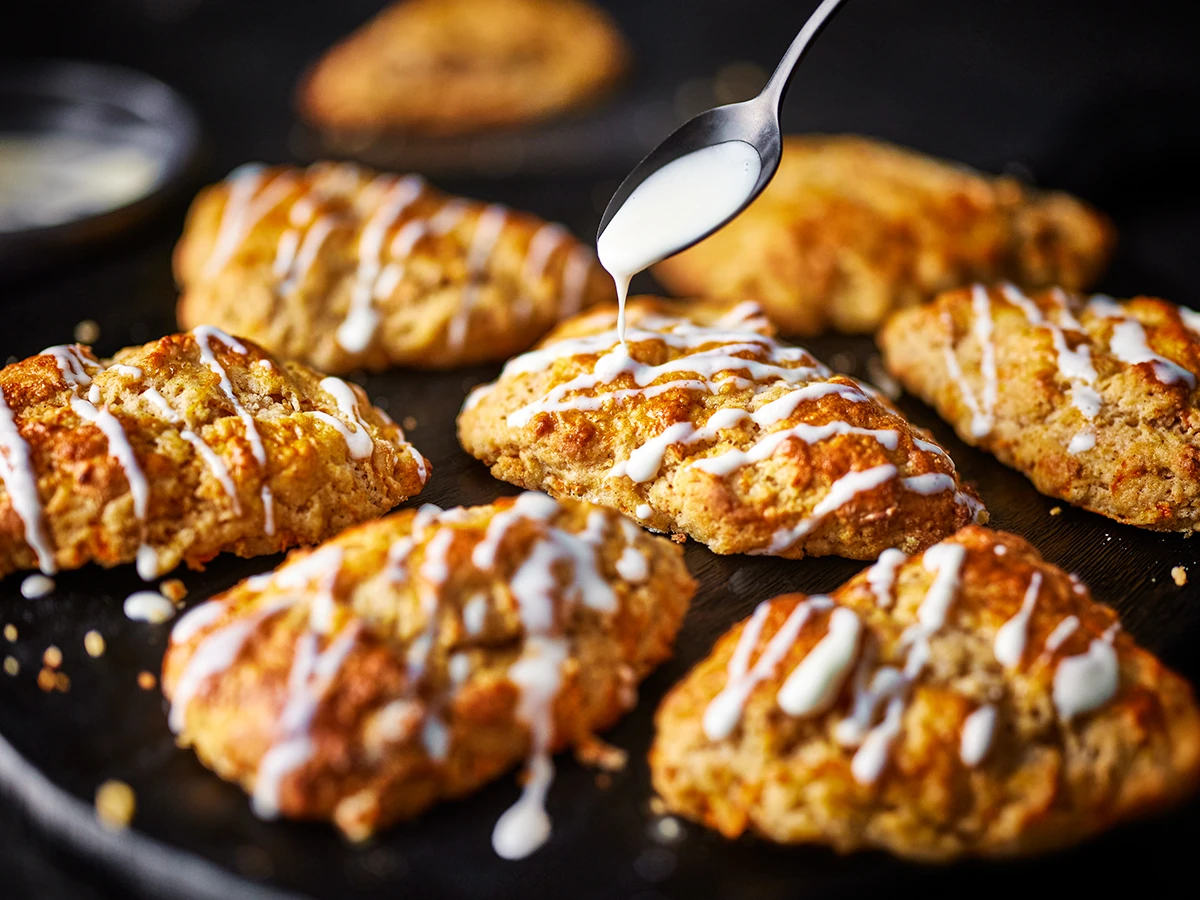 Carrot cake scones