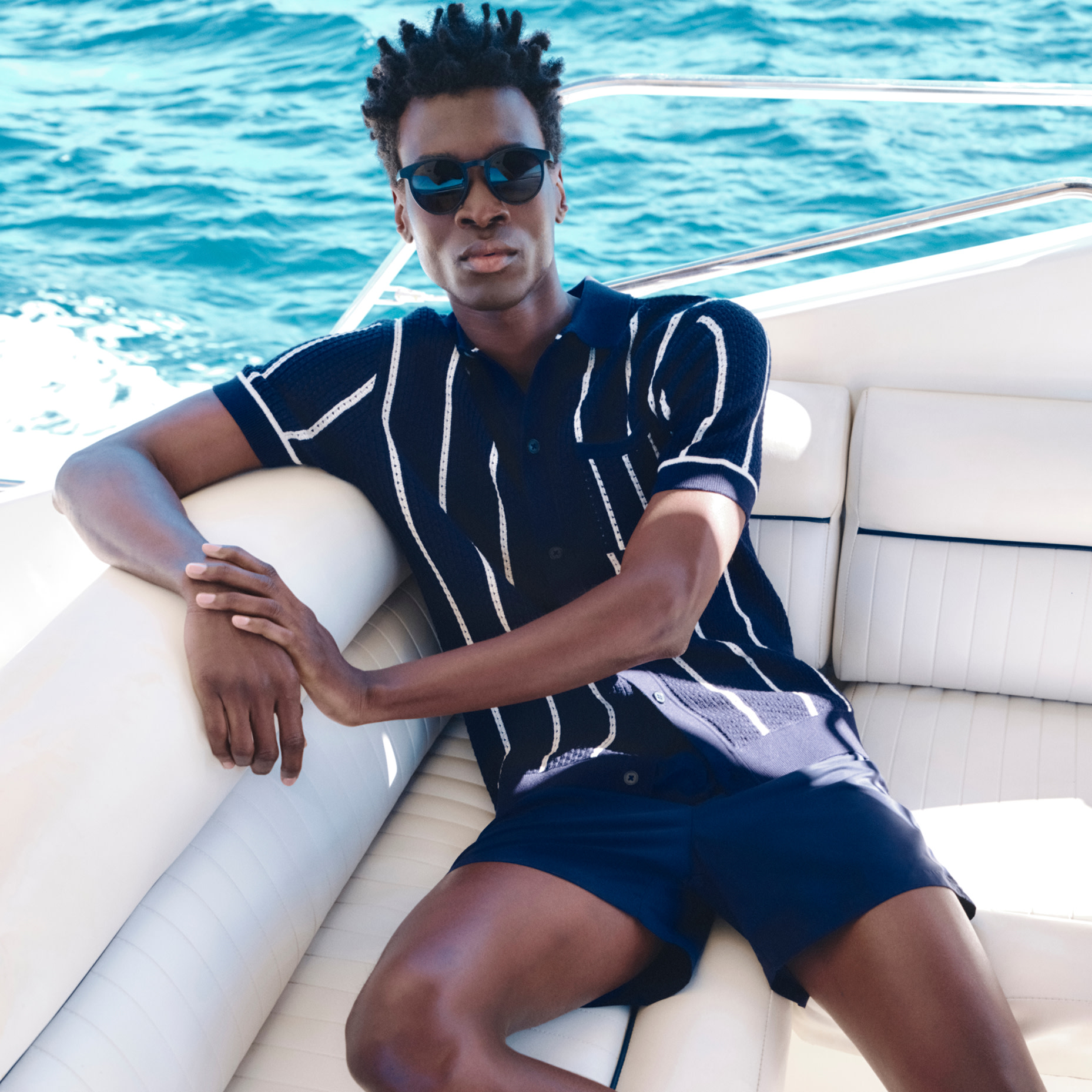 Man wearing shorts