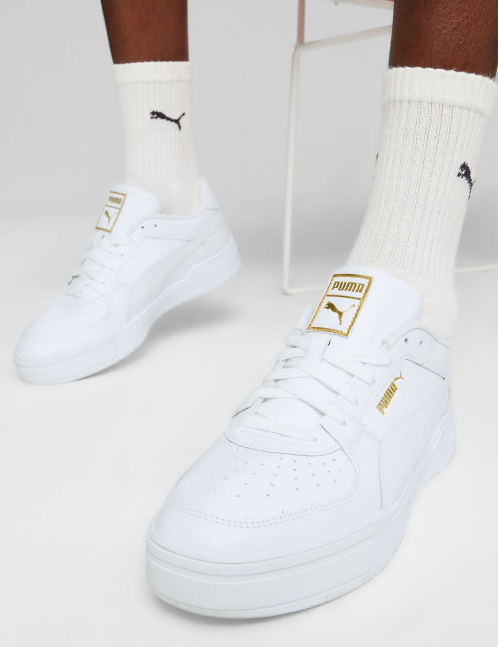 White sport shoes