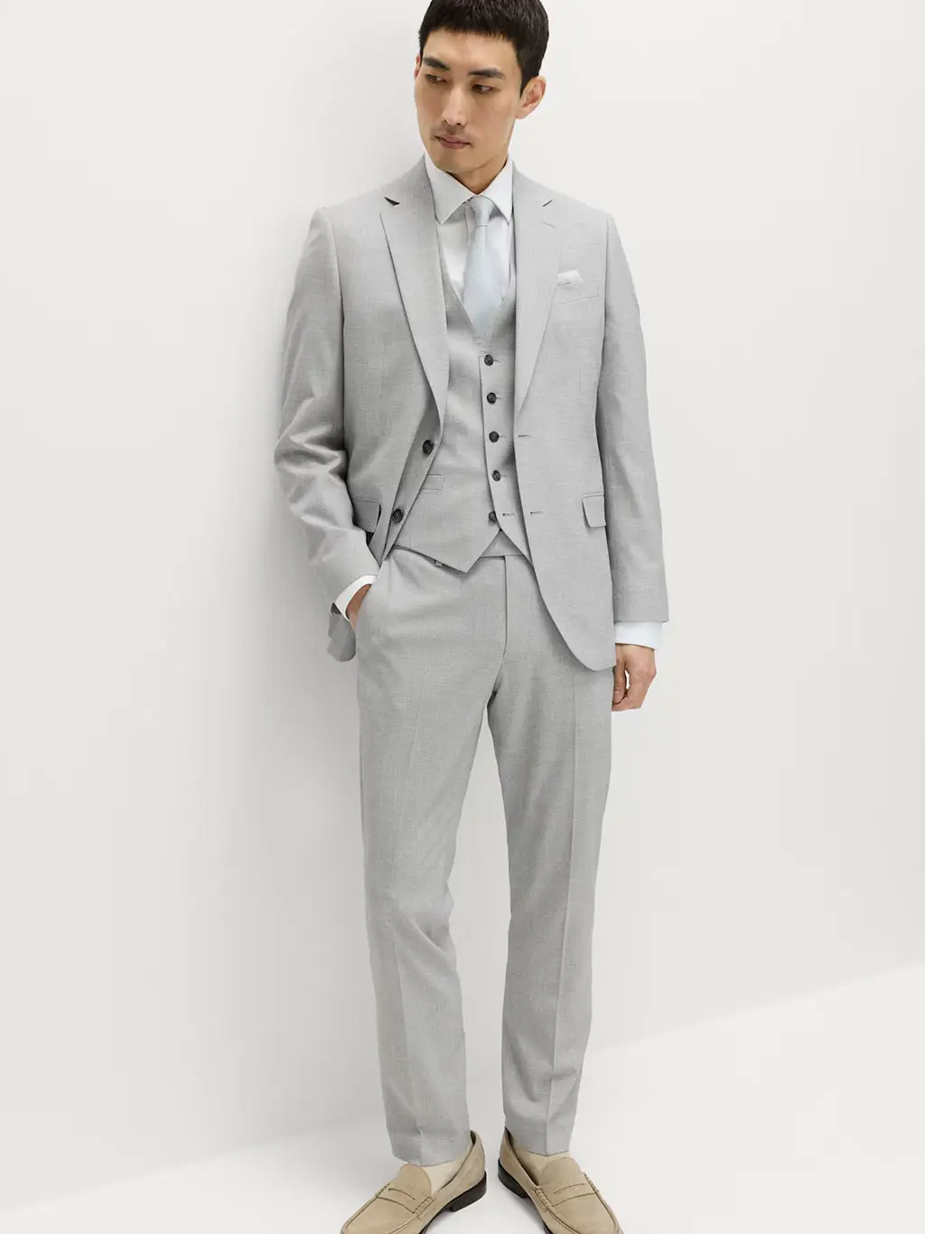 Man in grey suit