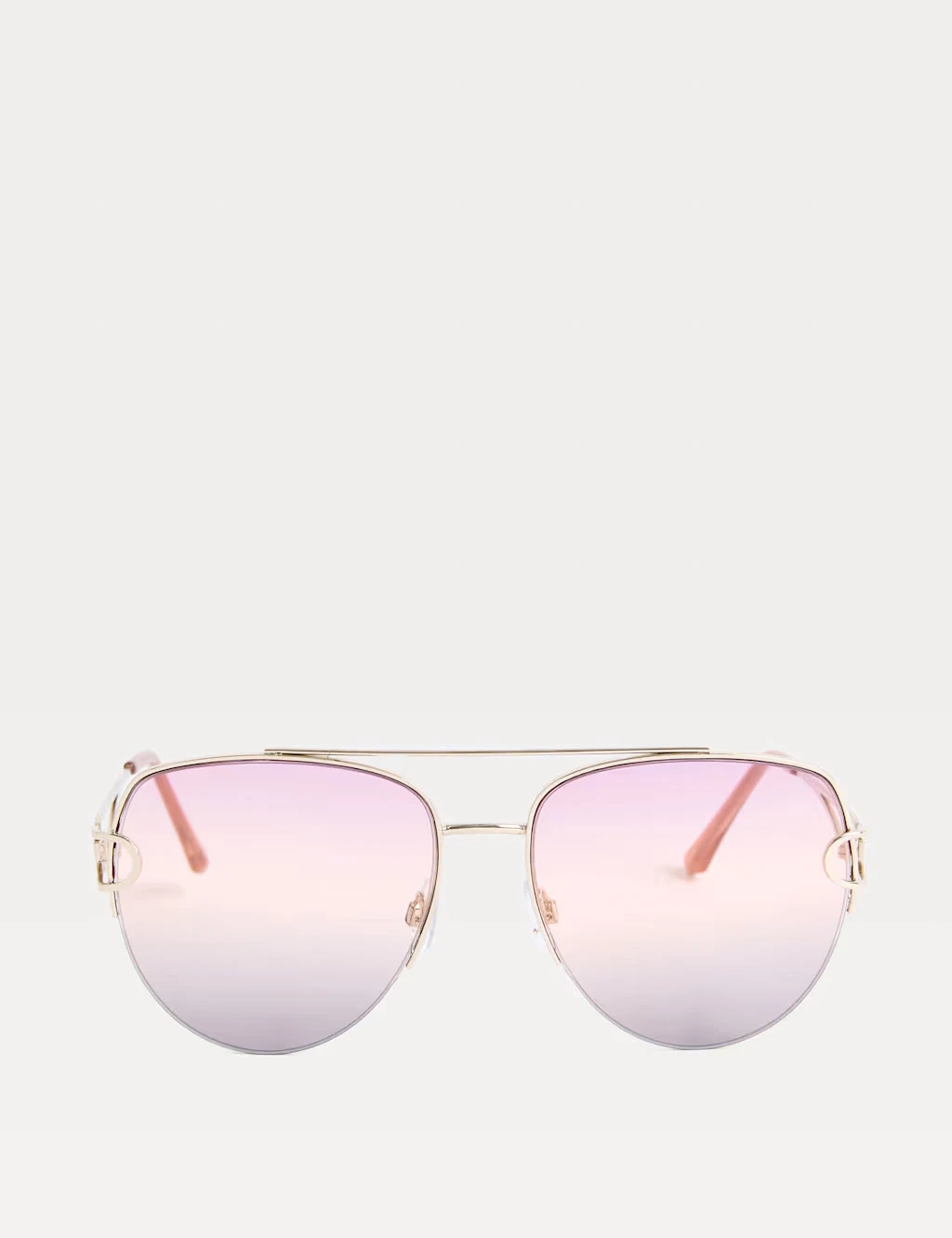 Lilac aviator sunglasses