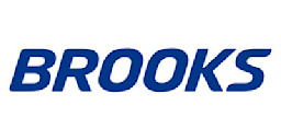 Brooks Logo Wordmark Blue